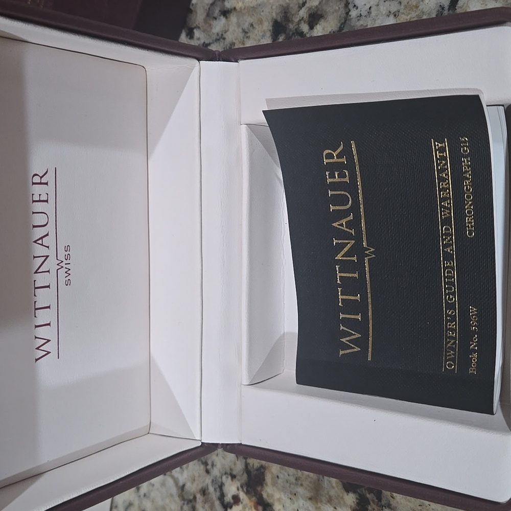 Wittnauer Swiss Chronograph G15 Watch | Black & Gold | New in Box - Picture 4 of 7